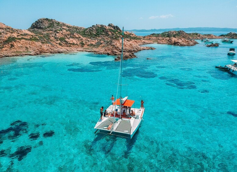 Picture 5 for Activity From Palau: La Maddalena Full-Day Archipelago Catamaran Tour