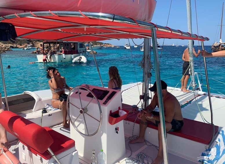 Picture 12 for Activity From Palau: La Maddalena Full-Day Archipelago Catamaran Tour