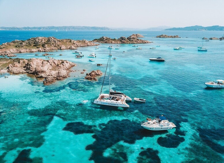Picture 1 for Activity From Palau: La Maddalena Full-Day Archipelago Catamaran Tour