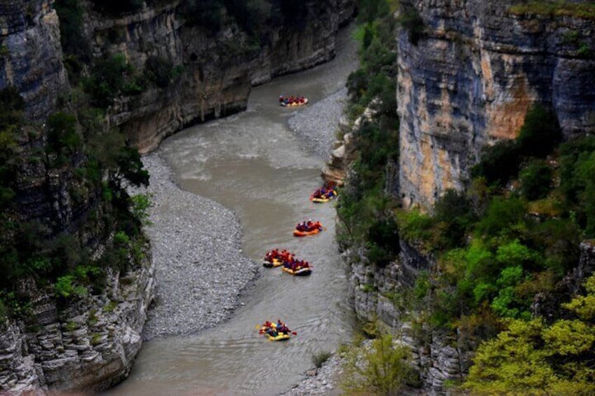 Rafting in Osumi's Canyon