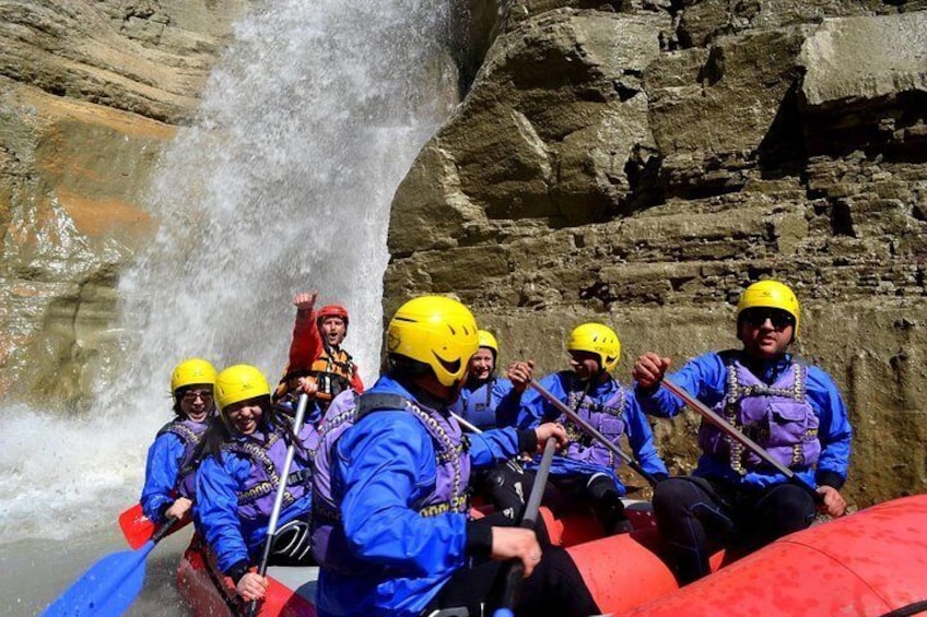 Bigazi waterfall,Rafting in Osumi's Canyon