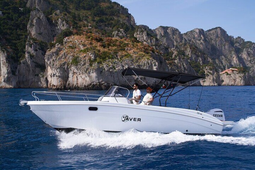 Full-Day Private Capri Boat Tour from Sorrento