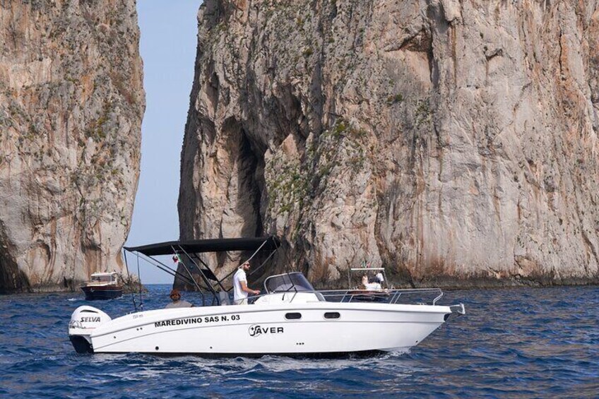 Full-Day Private Capri Boat Tour from Sorrento