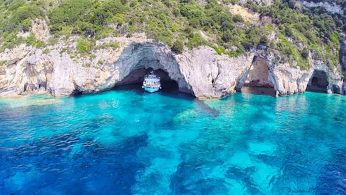 From Corfu Island: Day Cruise to Paxi Islands & Blue Caves