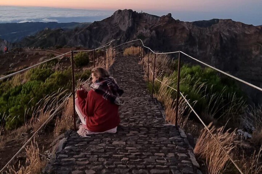 Sunrise in Areeiro Peak Private Tour