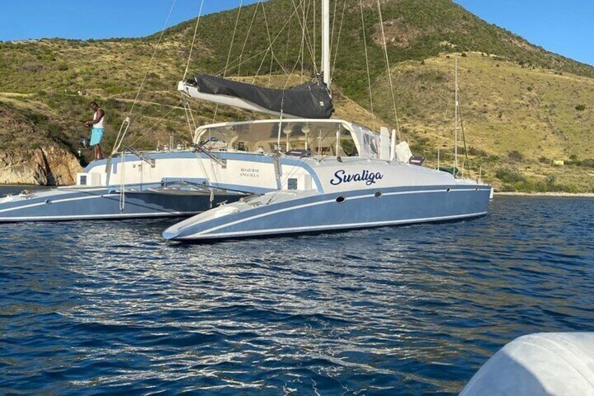 Sail to Nevis with lunch on board 'Two Islands One Paradise'