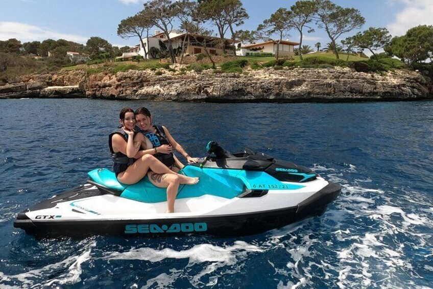 Jet Ski Excursion to Cala Mondragó with Snorkeling