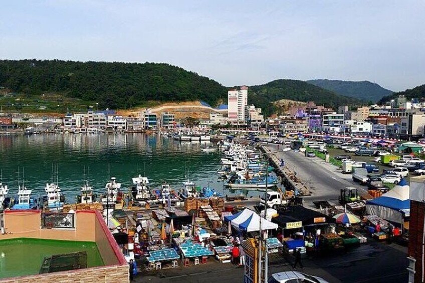 Gijang Daebyeon port ( sea food port )