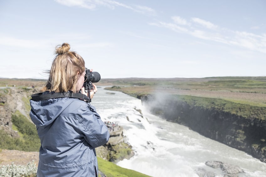 Grand Golden Circle with Volcanic Crater Full Day Tour 