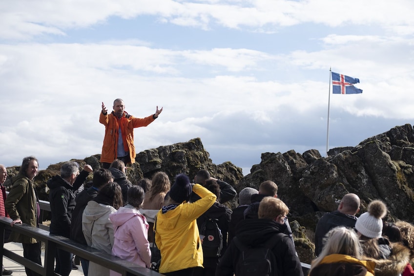 Grand Golden Circle with Volcanic Crater Full Day Tour 