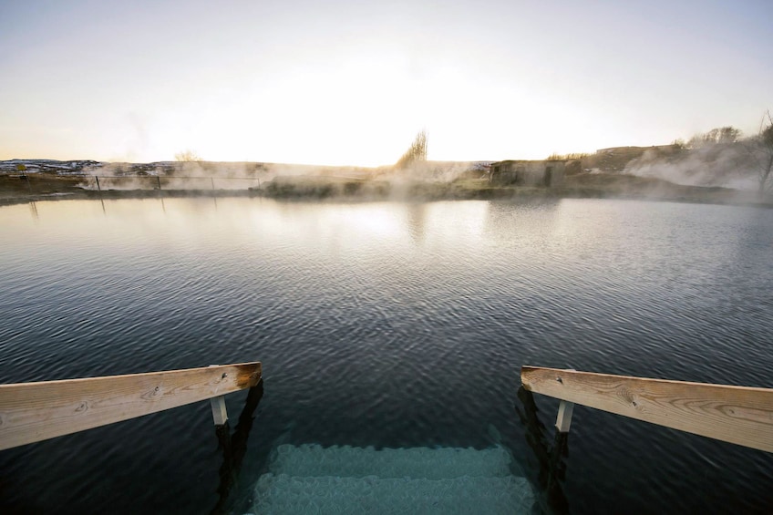 Hot spring in Iceland