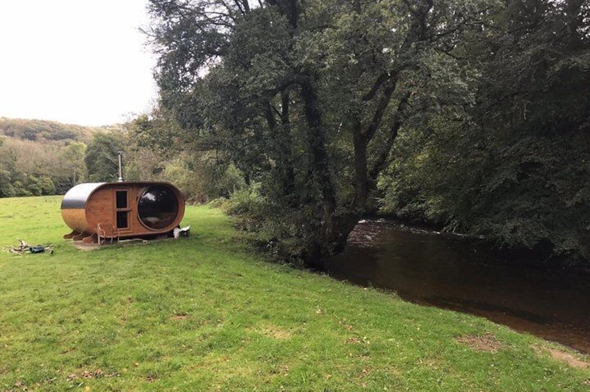 Forest Wood Fired Sauna & Cold Water River Swim