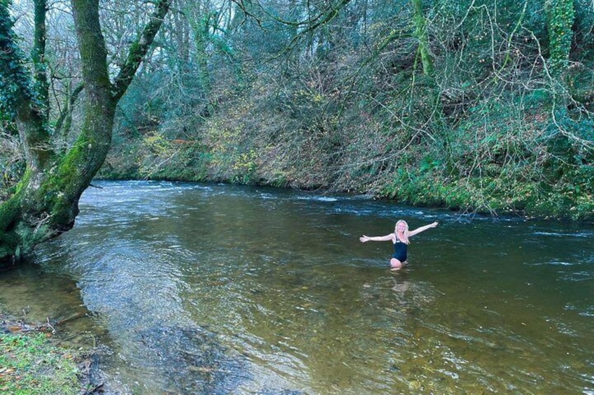 Forest Wood Fired Sauna & Cold Water River Swim