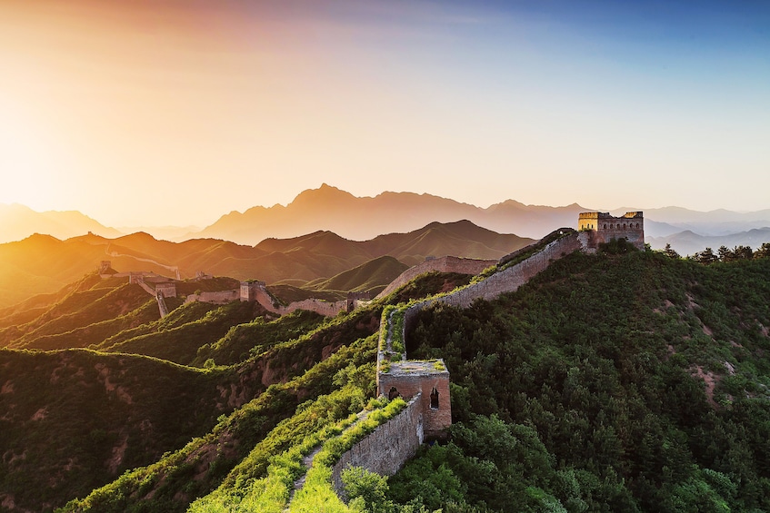 Show item 1 of 9. Great Wall of China at sunrise