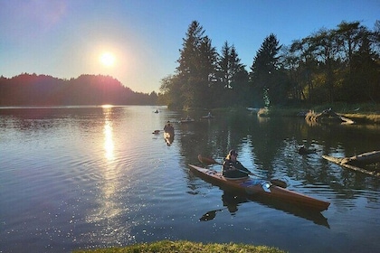 Guided Kayak Tours on the Salmon River Estuary in Otis, Oregon