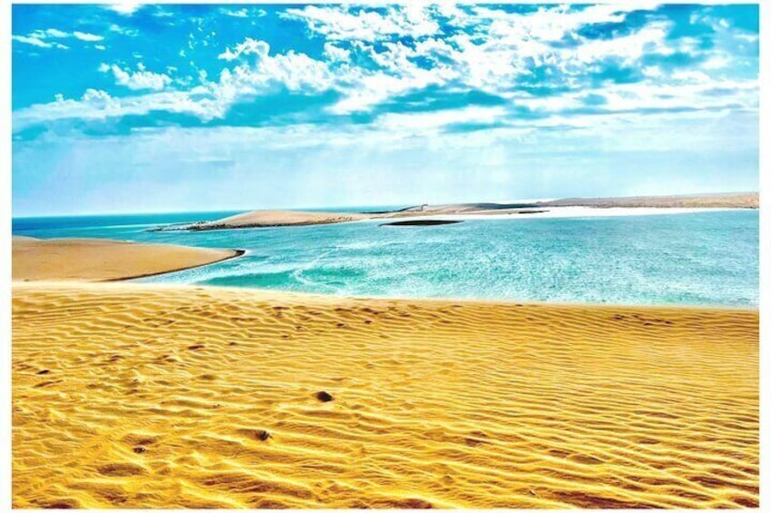 5 Hrs Desert Safari, Camel Ride,Sand Boarding, Inland Sea Visit.