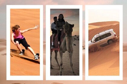 Desert Safari, Camel Ride, Sand Boarding, Inland Sea Visit COMBO