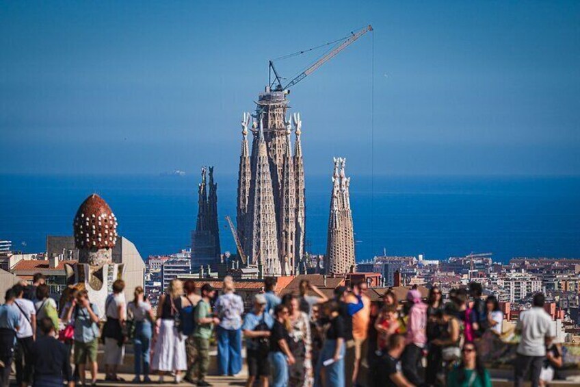 Famous park in Barcelona