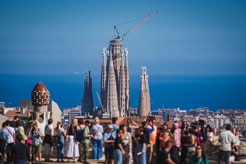 Famous park in Barcelona
