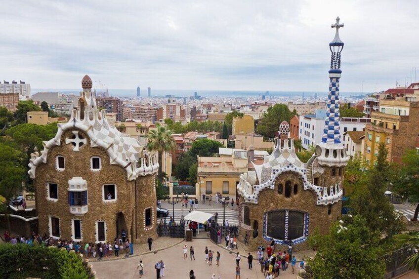 Park Guell Top View