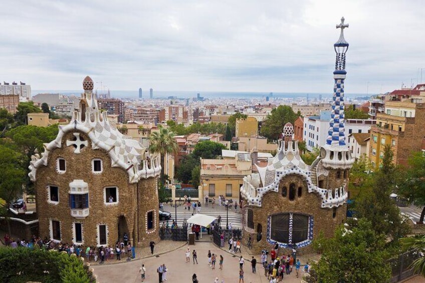 Park Guell Top View
