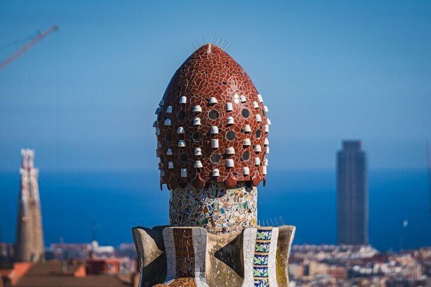 Inside Park Guell