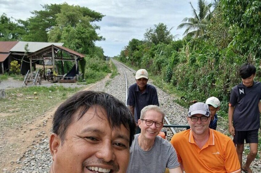 Local bamboo train