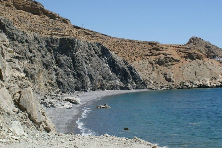 secluded beach Crete