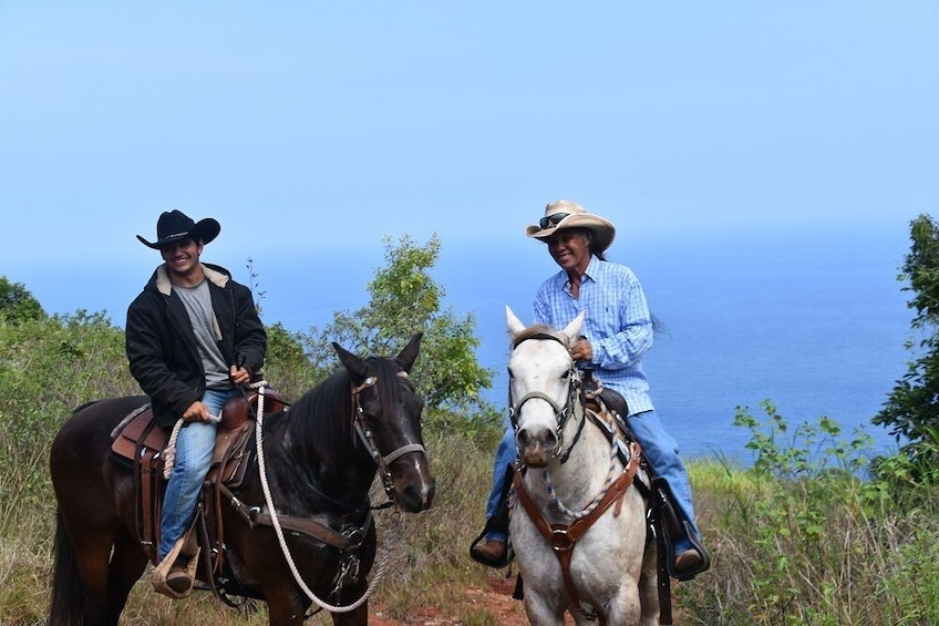 Waterfall and Ocean Horseback Ride