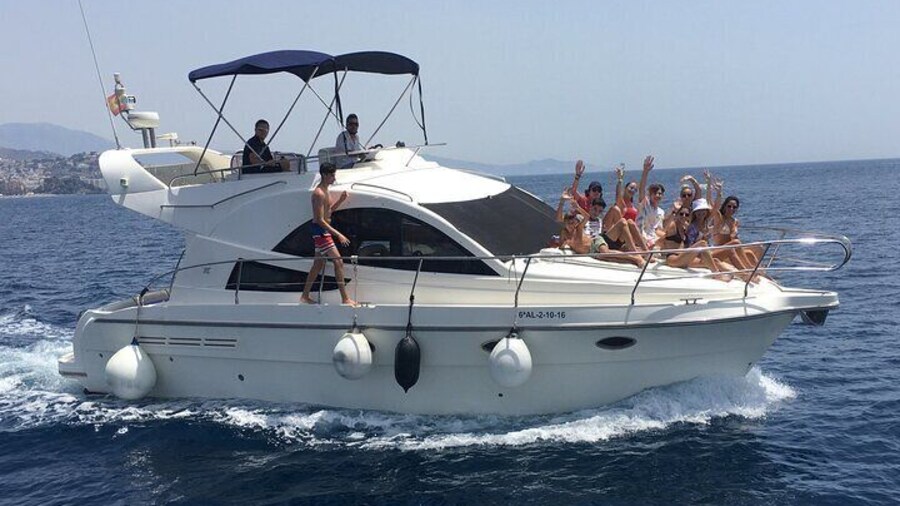 Charlie Ruggle, our 38ft Rodman Motor Yacht