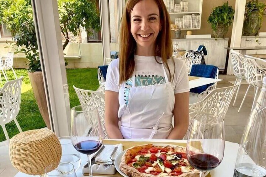 Sicilian Pizza Making in Taormina