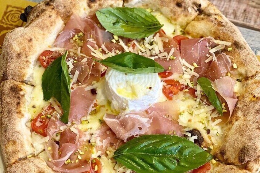 Sicilian Pizza Making in Taormina