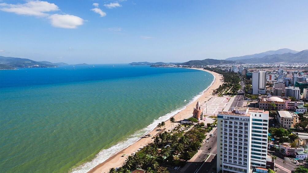 Aerial day view of Nha Trang 