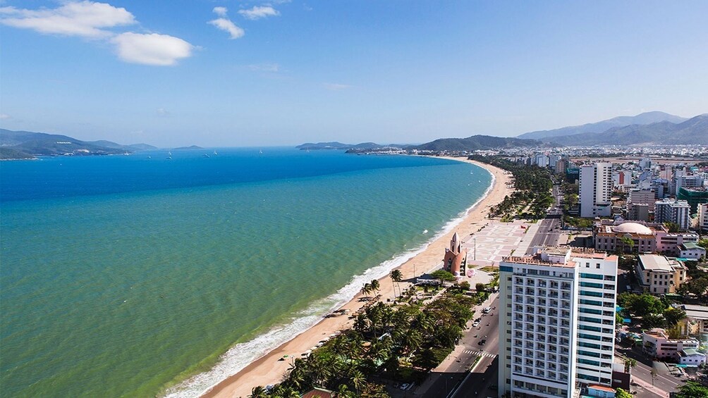 Aerial day view of Nha Trang