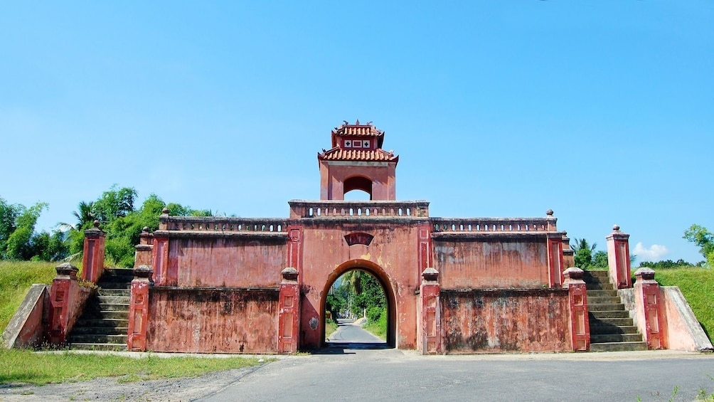 Dien Khanh Citadel East Gate on a sunny day