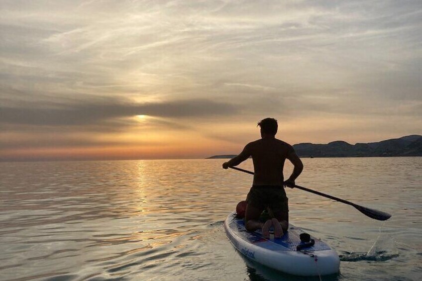 Private Sup Tour from Cala Manbrù to the Torre Salsa Nature Reserve