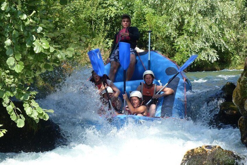 Cetina River Rafting Half-Day Trip and Optional Pickup from Split