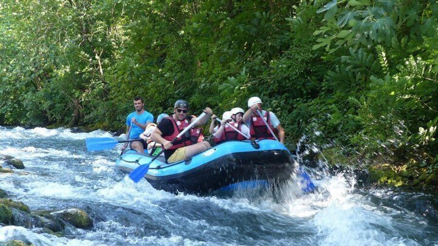 Cetina River Rafting Half-Day Trip and Optional Pickup from Split