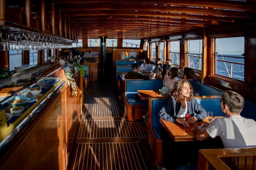 Barcelona wooden boat cruise: Unforgettable coastal experience