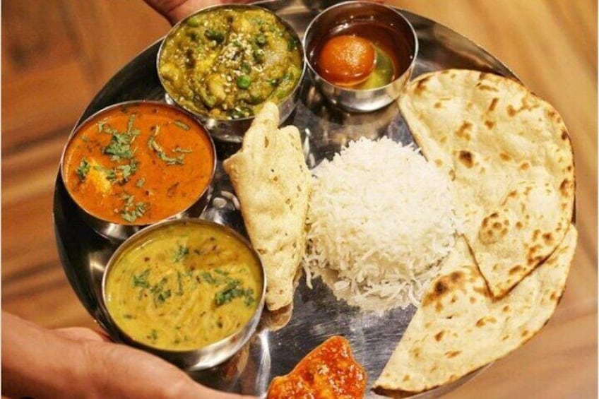 Sumptuous Indian thali