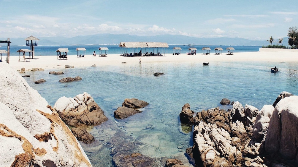 Show item 3 of 8. Beach and bay on Hon Cau Island, Vietnam
