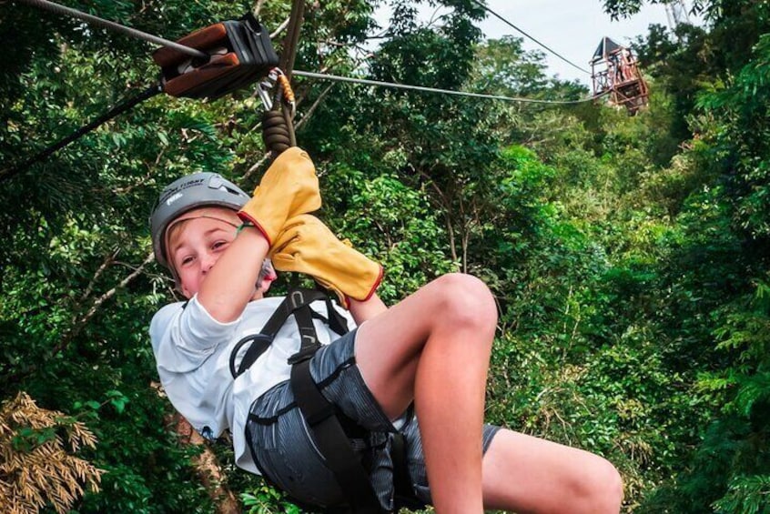 Cozumel zipline thrill adventures