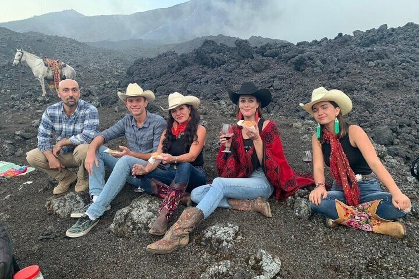 Pacaya Volcano Luxury Sunset Horseback Riding Tour/ Dinner Cooked by-Lava Chef