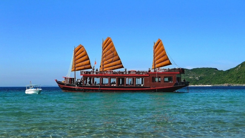 Show item 5 of 10. Large boat in Nha Trang Bay during the day