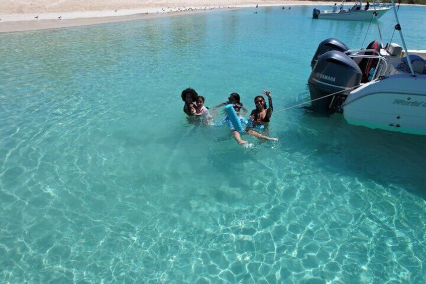 Private charter to icacos / palomino islands in PR