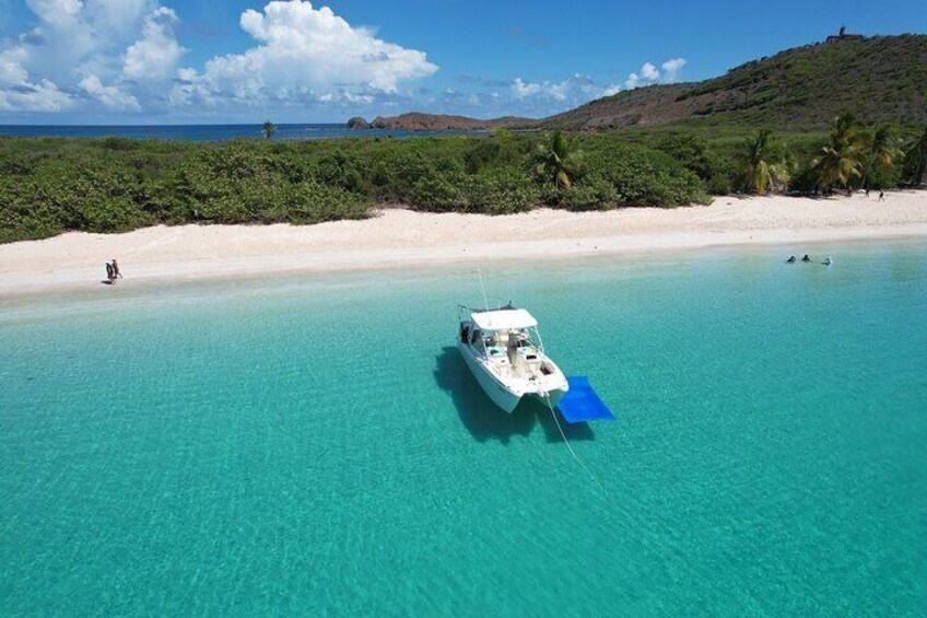 Private charter to icacos / palomino islands in PR