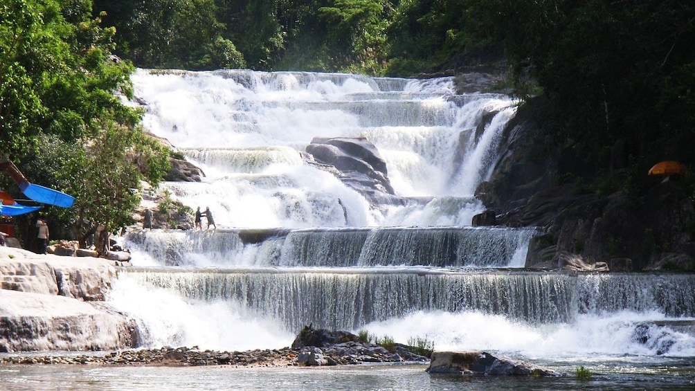 Day view of Yangbay Waterfall in Nha Trang 