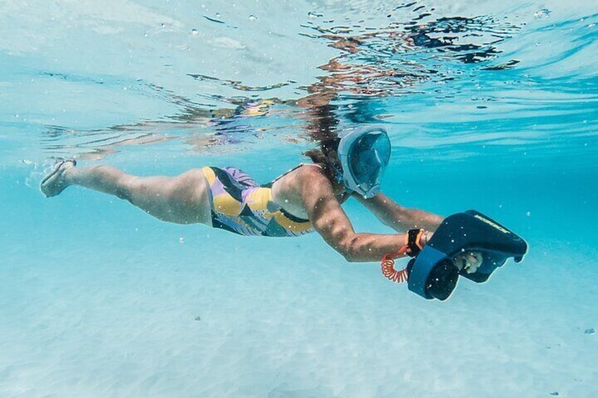 Snorkel Excursion in Bonaire with Underwater Sea Scooters 