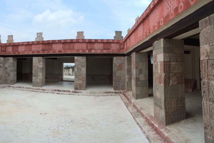 Patio Of The Palace Of Quetzalpapalotl in Teotihuacan