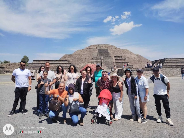 Guadalupe Shrine & Pyramids Teotihuacan Tour-Optional Lunch